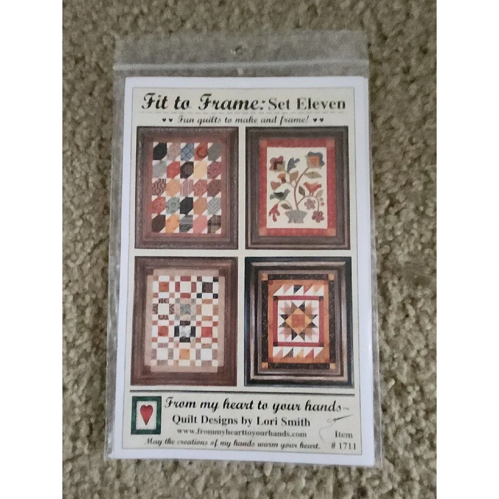 Fit to Frame Set‎ Eleven Quilt Pattern by Lori Smith